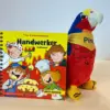 IMG_4002 Pinos zweisprachiges Kinderratebuch "Handwerker" + Pino der Papagei Plüschtier Bundle (Kopie)