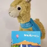 Kuschellama mit Gedichtband Kuscheltier Lama mit Gedichtband