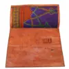 Praktische Clutch aus Leder in afrikanischem Design (Gye Nyame)